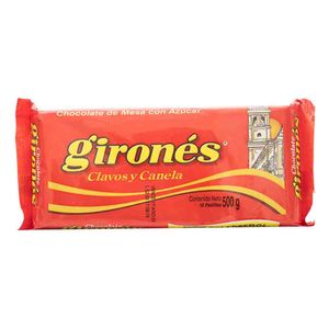 Chocolate de Mesa Gironés Clavos/Canela 500 G