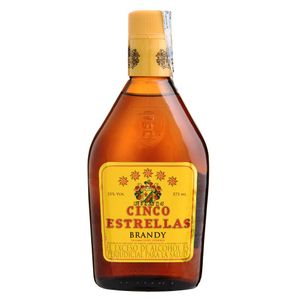 Brandy Cinco Estrellas 375 Ml