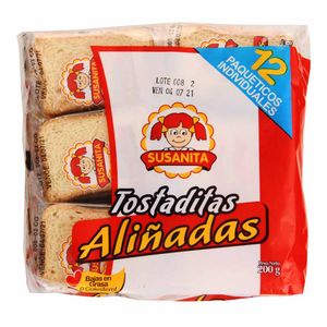 Tostada Susanita Aliñada 200 G X12 Unds