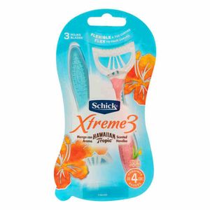 Máquina de Afeitar Schick Xtreme 3 Desechable Delicada X4 Unds