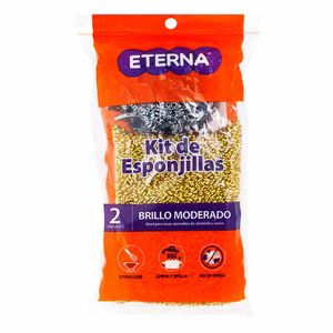 Kit Esponjilla Eterna Inox Utensilios de Aluminio & Acero + Exprimidor