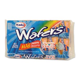 Galleta Italo Wafers Vainilla 240 G X24 Unds