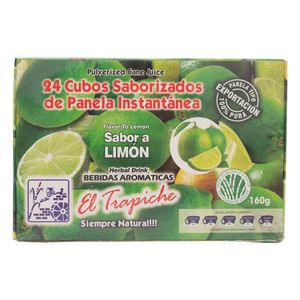 Panela El Trapiche Cubo Sabor Limón 160 G X24 Unds