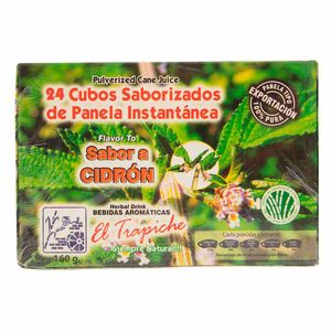 Panela El Trapiche Cubo Sabor Cidrón 160 G X24 Unds