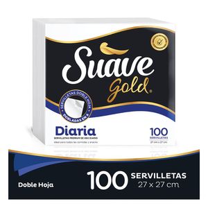 Servilleta Suave Gold Diaria X100 Unds