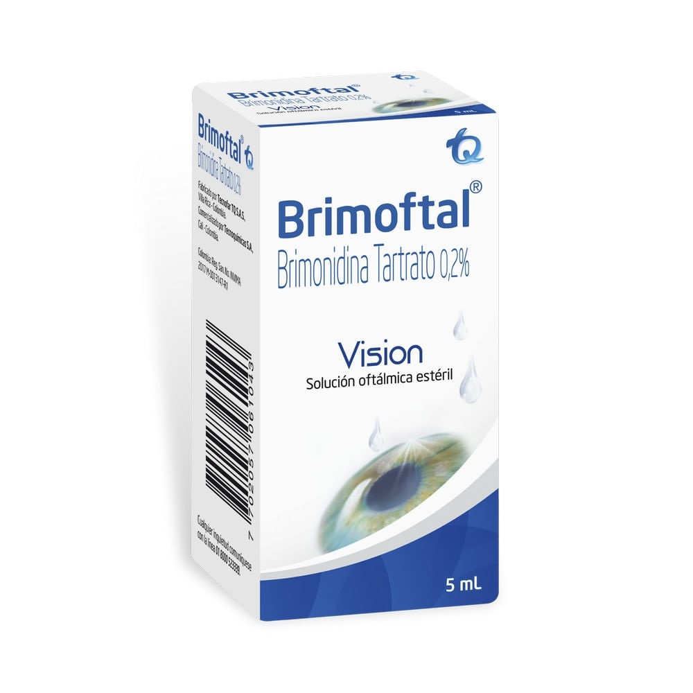 Imagen de Brimoftal Vision Solución Oftálmica Estéril 5 Ml BRIMOFTAL 0.2% FRASCO X 5 MILILITROS MK