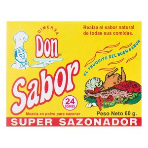 Condimento Don Sabor Súper Sazonador 60 G X24 Unds