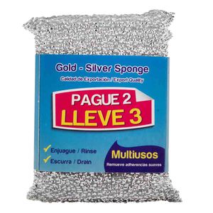 Esponja Brio Multiusos Oroplata 3X2 Unds Oferta