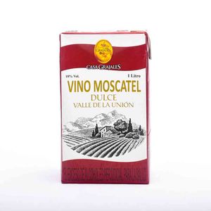 Vino Tinto Casa Grajales Moscatel Dulce 1 Lt