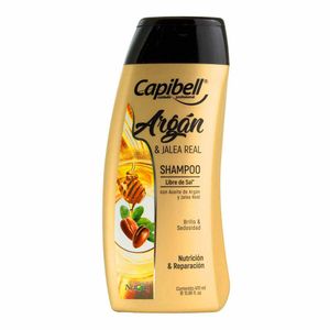 Shampoo Capibell Aceite de Argán y Jalea 470 Ml