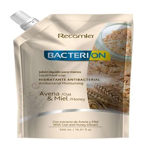 Jabón Líquido Bacterion Avena 500 Ml