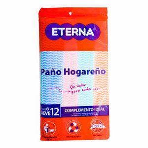 Paño Hogareño Eterna Limpia Superficies 12X6 Unds Oferta