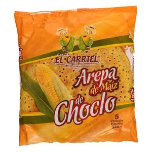 Arepa El Carriel Maíz de Chócolo 330 G X5 Unds