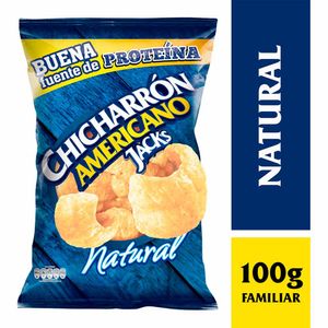 Pasaboca Jacks Chicharrón Americano Natural 100 G