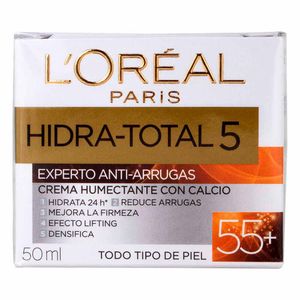 Crema Facial L'Oréal Hydra Total 55 + Antiarrugas 50 Ml