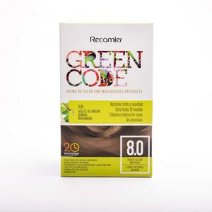 Tinte para cabello GREEN CODE rubio claro natural (1 und)