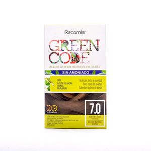 Tinte para cabello GREEN CODE rubio mediano natural (1 und)