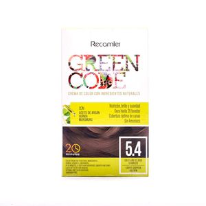 Tinte Green Code Crema Color 5,4 Castaño Claro Cobrizo