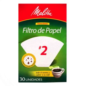 FILTRO MELITTA PAPEL NUMERO 2 X30 un
