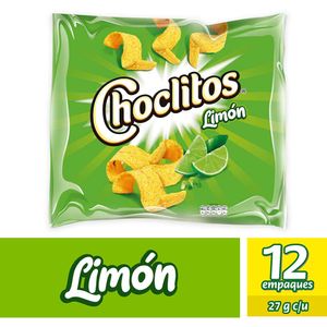 Snack Choclitos Limón 27 Gr Pack X12 Unds
