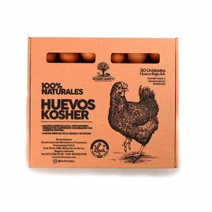 Huevo Kosher Rojo AA X30 Unds
