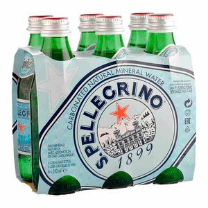 Agua Mineral San Pellegrino ConcGas 250 Ml X6 Unds
