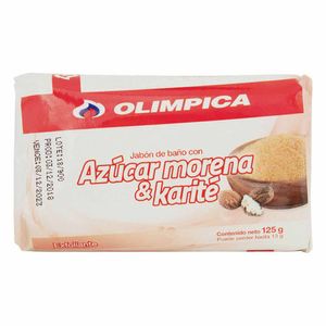 Jabón Olimpica Azúcar Morena 125 G