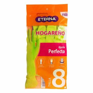 Guantes ETERNA hogareño ajuste perfecto talla 8 (1 und)