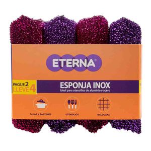 Esponja Eterna Inoxidable x 2 unds. Pague 2 Lleve 4 unds