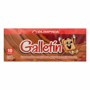 Galleta Olimpica Galletín con Guayaba 130 G X10 Unds