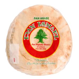 Pan Ismael Árabe Blanco de Calidad 380 G X10 Unds