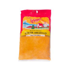 Condimento La Granja Paisa Color Amarillo 100 G