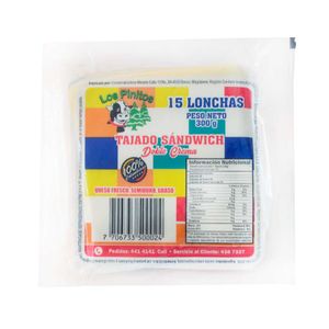 Queso Los Pinos Sándwich Tajado 300 G