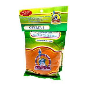 Combo Liberty Condimento Azafrán Color 125 G + Ajo + Comino Oferta