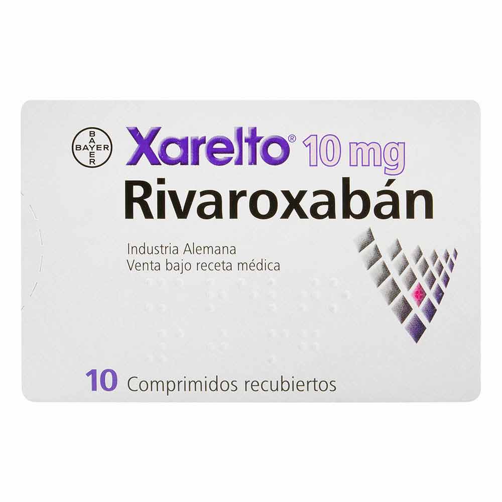 Imagen de Xarelto 10 Mg X10 Comprimidos XARELTO 10 MG CAJA X 10 COMPRIMIDOS