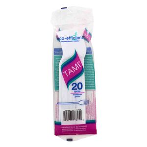 Tenedor Tami Blanca X20 Unds