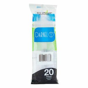 Cuchillo Desechable Darnel Cristal X20 Unds