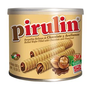 Barquillo Pirulin Chocolate Avellana 300 G