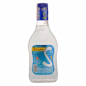 Aguardiente Cristal S 26° sin Azúcar 375 Ml
