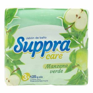 Jabón Suppra Care Manzana Verde 125 G X3 Unds