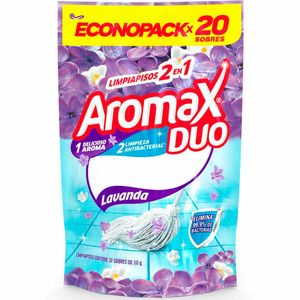 Limpia Pisos Aromax Duo Lavanda 20 Sobres X 10 G
