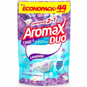 Limpia Pisos Aromax Duo Lavanda 44 Sobres X 10 G