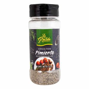 Condimento La Giralda Pimienta Negra Triturada 55 G
