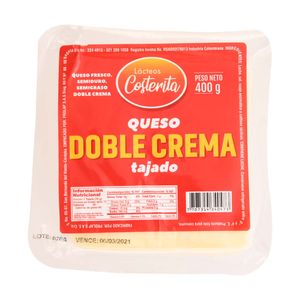 Queso Costerita Doble Crema 400 G