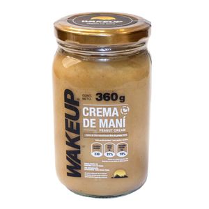 Crema de Maní Wakeup Natural 360 G