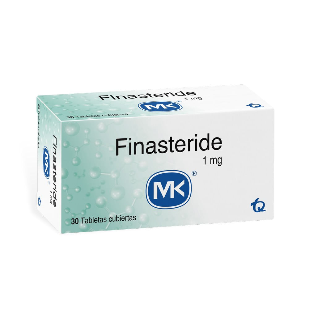 Imagen de Finasteride 1 Mg MK X30 Tabletas FINASTERIDE 1 MG CAJA X 30 TABLETAS MK