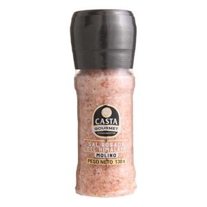 Condimento Casta Gourmet Sal Rosada Himalaya Molino 130 G