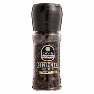 Condimento Casta Gourmet Pimienta Molino 60 G