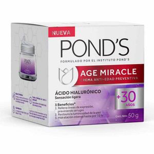 Crema Facial Pond's Age Miracle Anti Edad Preventiva +30 50 G