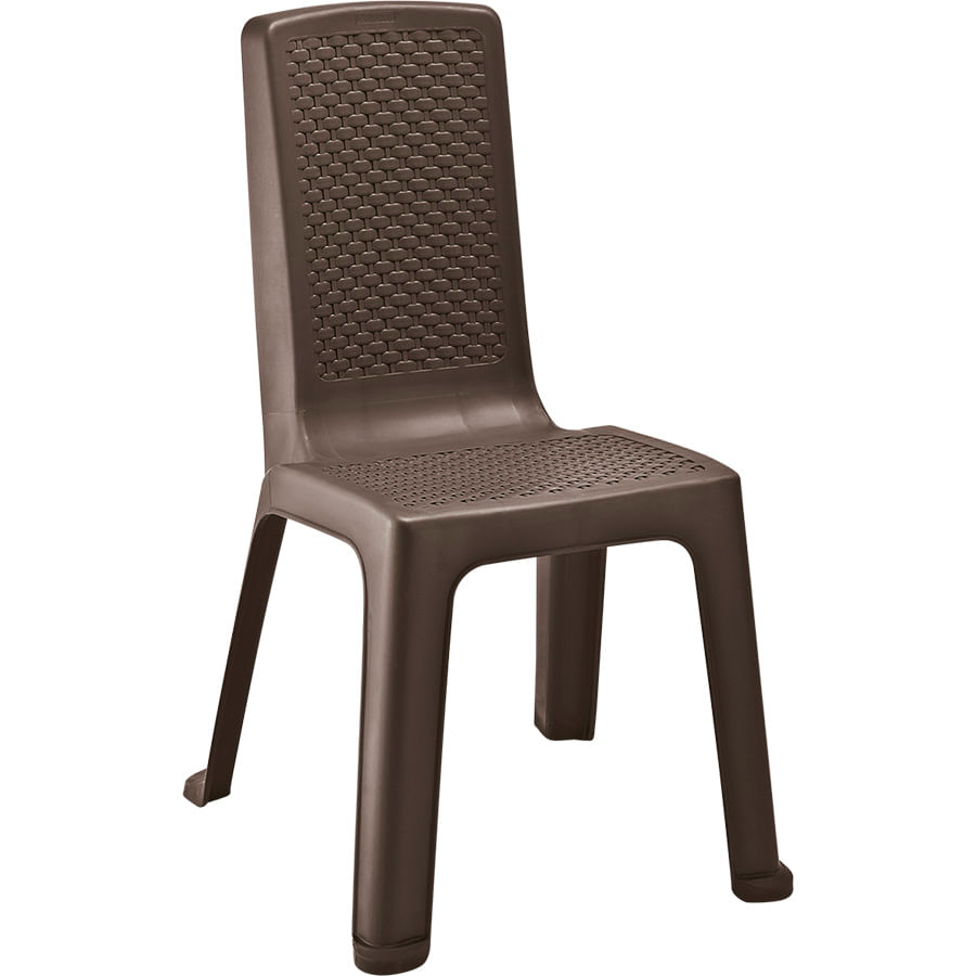 Imagen de Silla Rimax Wengué Eterna Rattan Sin Brazos Silla Rimax Eterna Rattan Sin Brazos Wengue